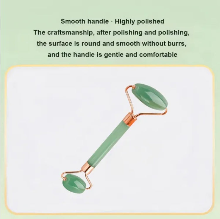 Guasha Board 2PCS Massage Stone For Facial Body Skincare Roller