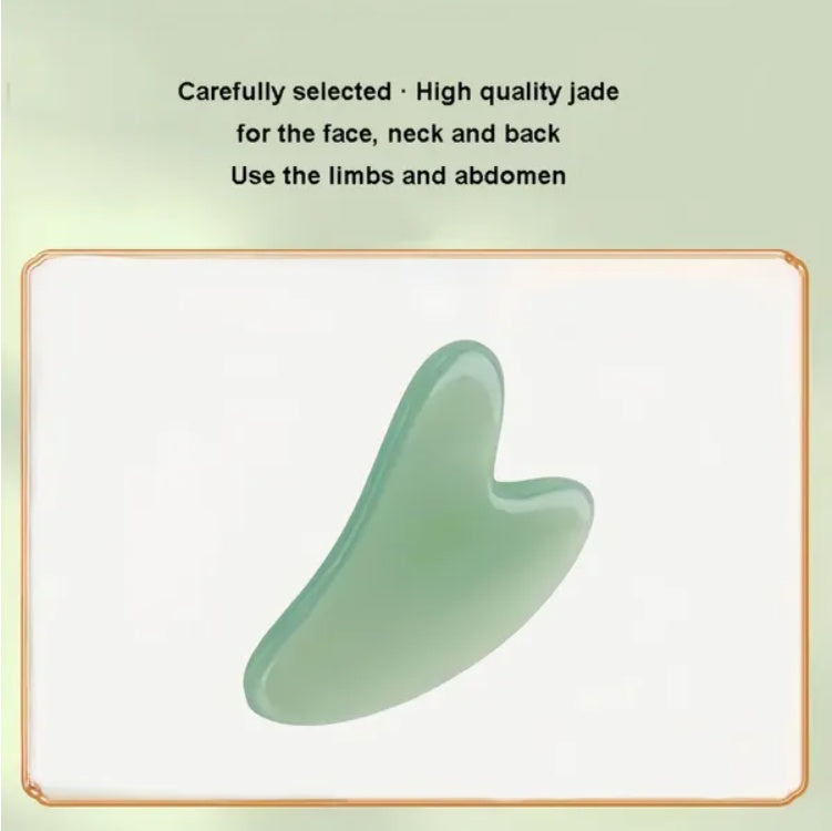 Guasha Board 2PCS Massage Stone For Facial Body Skincare Roller