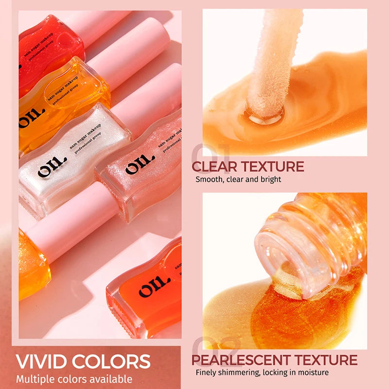 Light Honey Essence Lip Oil Long-Lasting