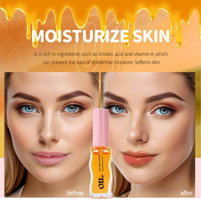 Light Honey Essence Lip Oil Long-Lasting