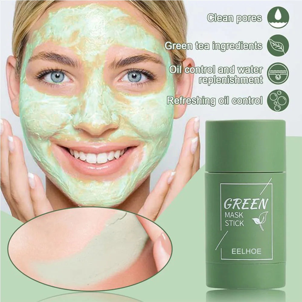 Hot Green Tea Solid Cleansing Mask