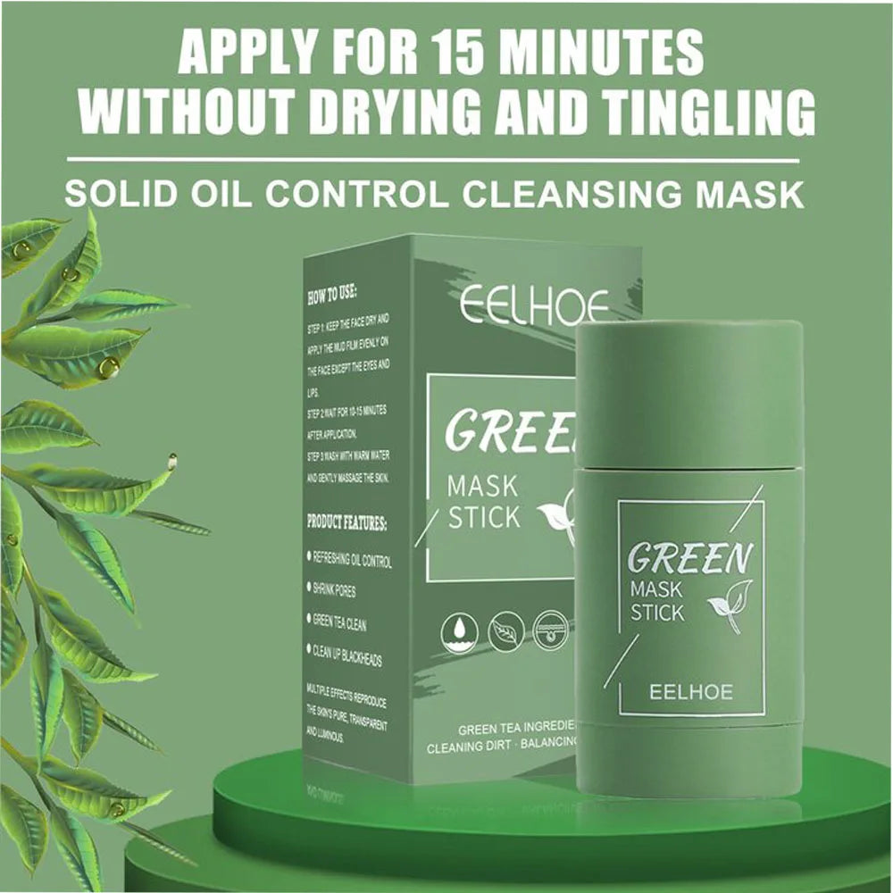 Hot Green Tea Solid Cleansing Mask