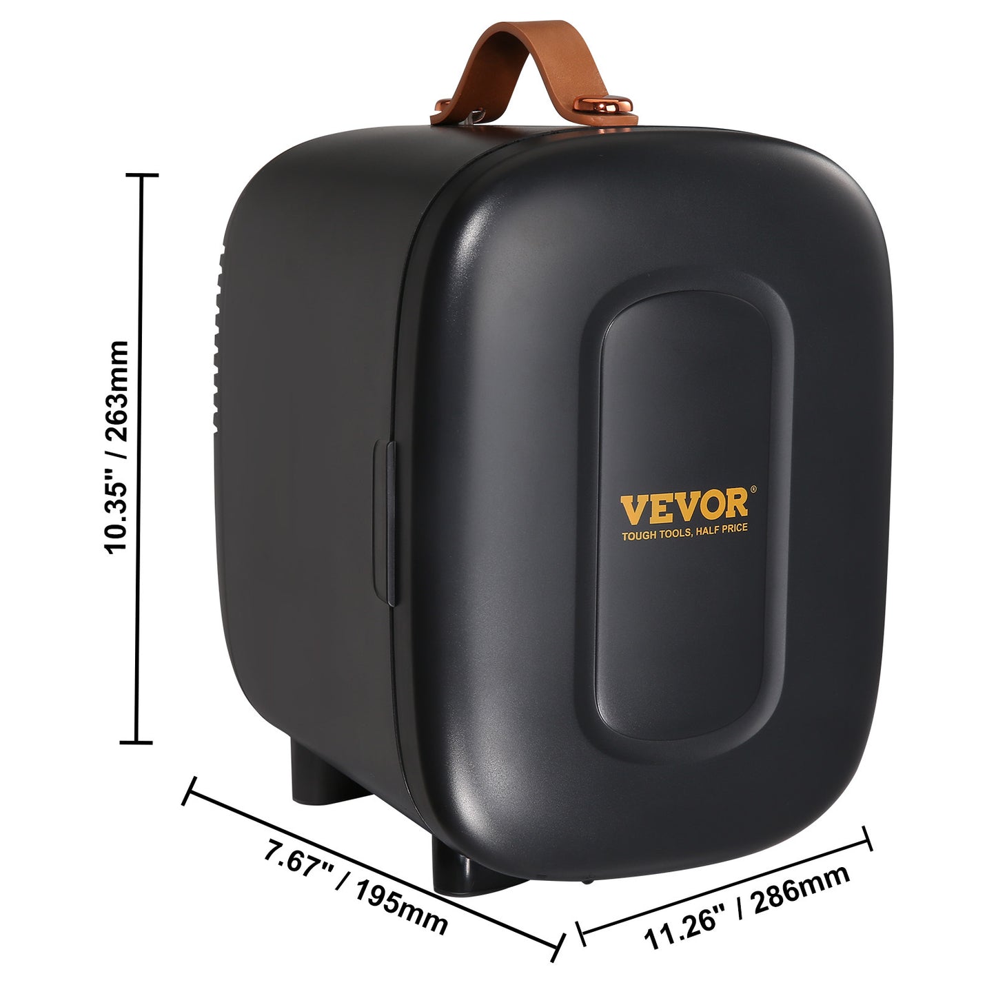 Vevor Mini Fridge, 4 Liter 6 Can Small Refrigerator For Beverage Skincare & Cosmetic
